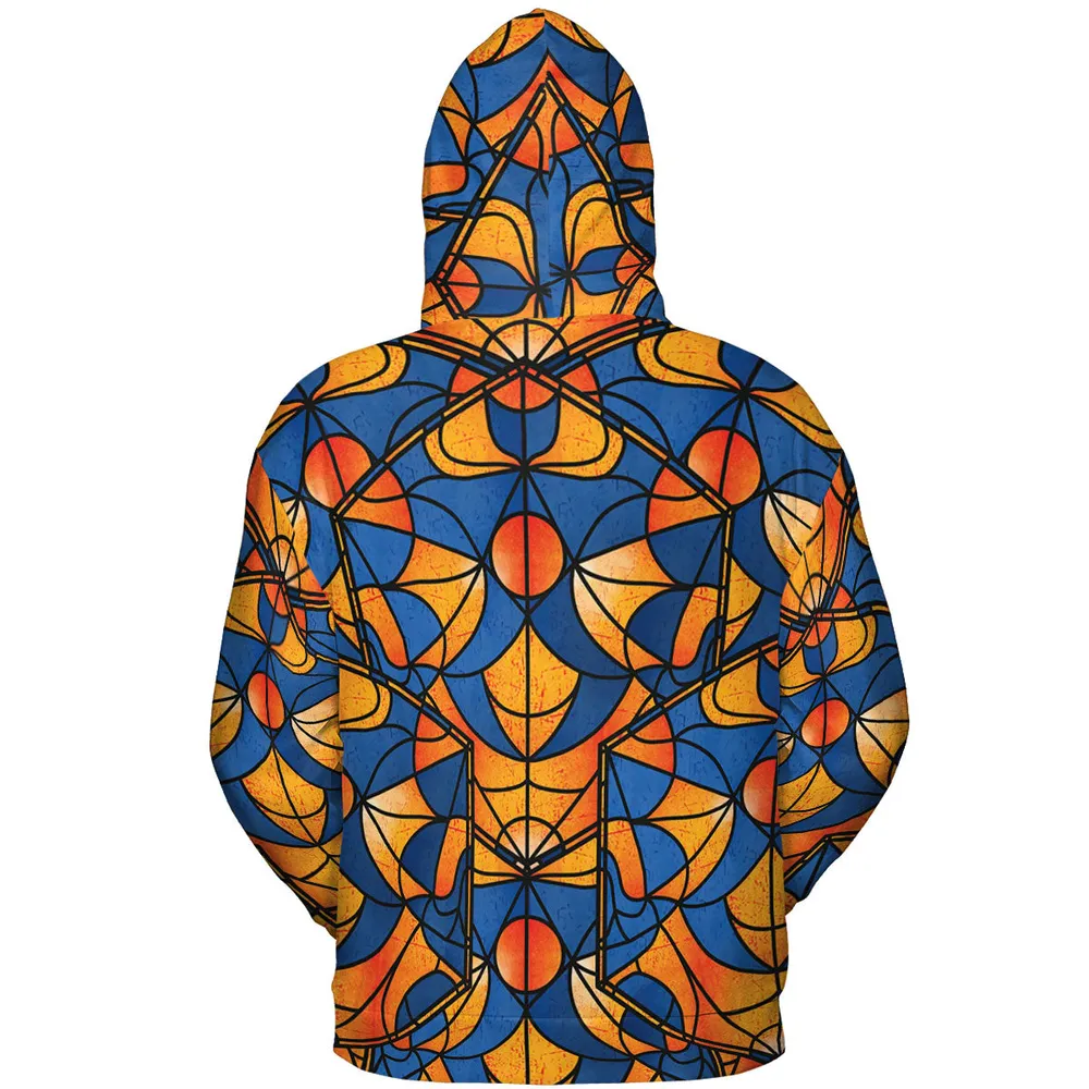 Stained Glass Star Trek All-over Print Hoodie - 5