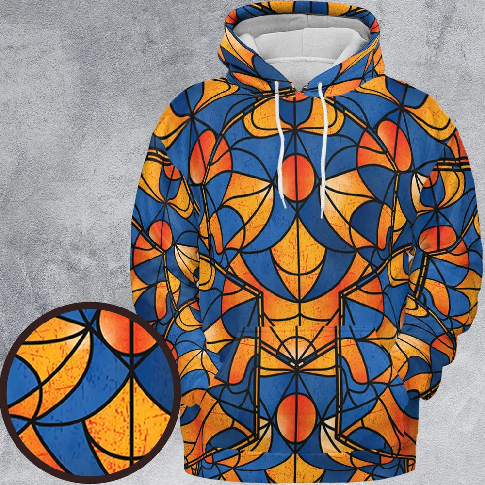 Stained Glass Star Trek All-over Print Hoodie - 2