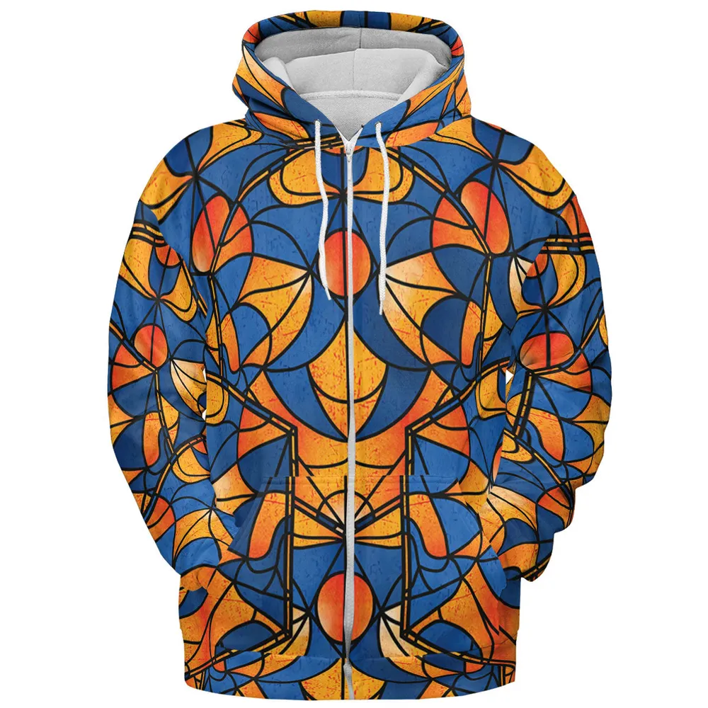 Stained Glass Star Trek All-over Print Hoodie - 4