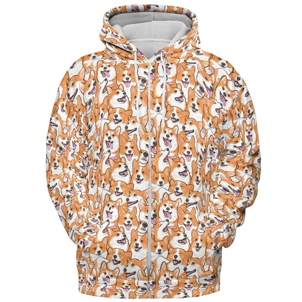 That's a lot of Corgi All-over Print Hoodie - 4
