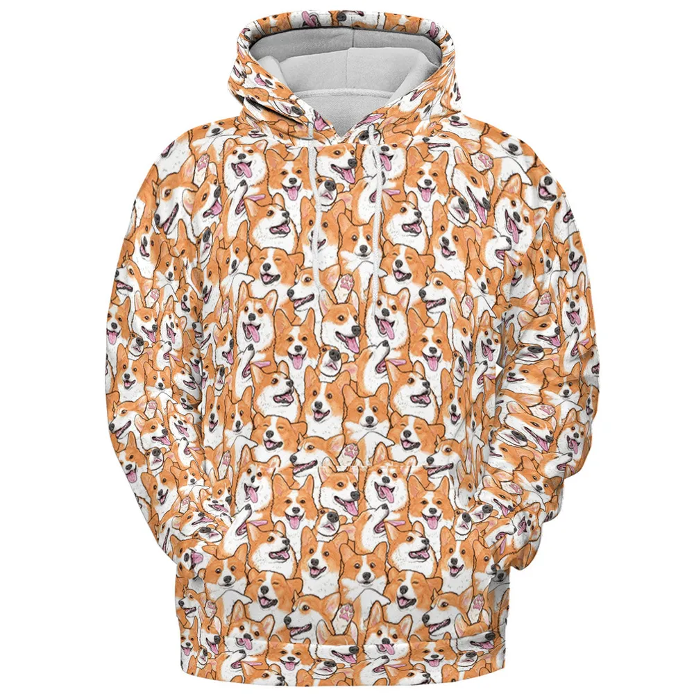 That's a lot of Corgi All-over Print Hoodie - 3