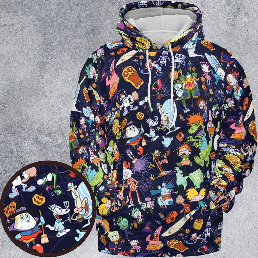 Nickelodeon Halloween Party All-over Print Hoodie - 2