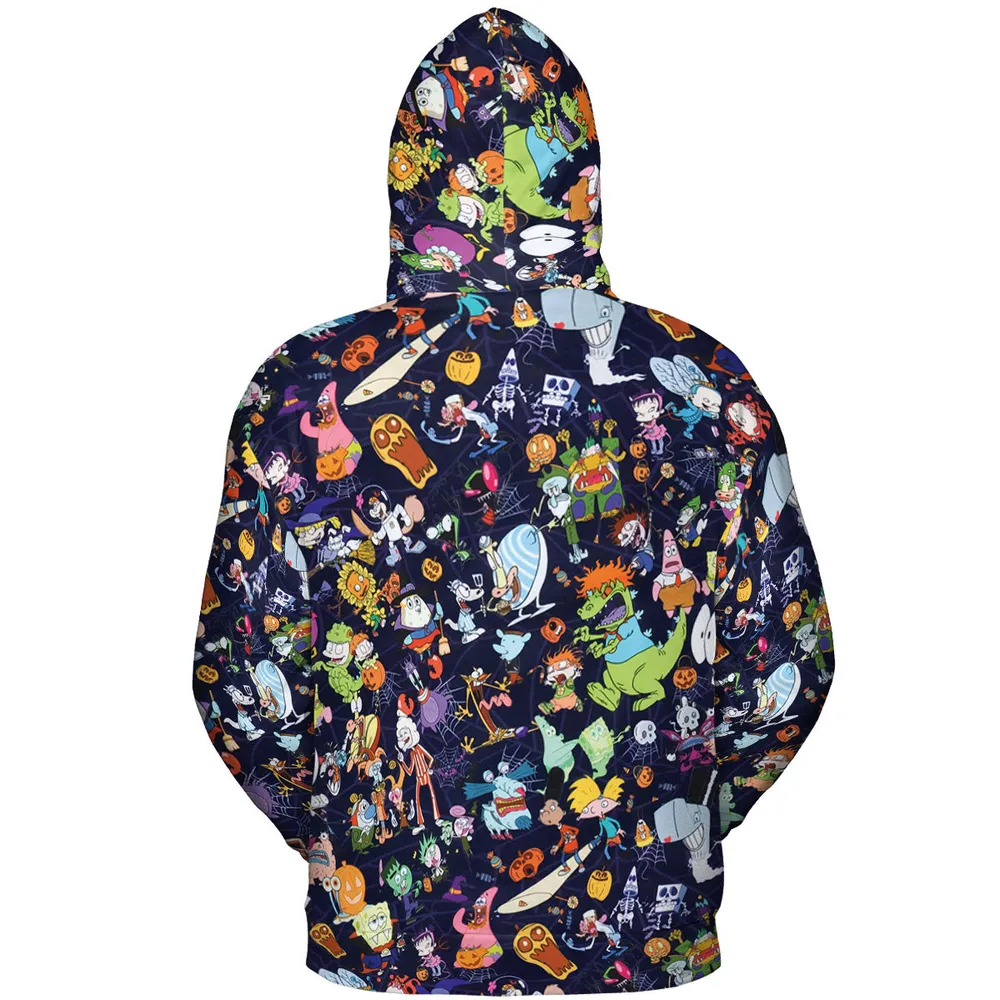 Nickelodeon Halloween Party All-over Print Hoodie - 5