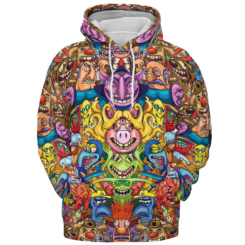 Monster Muppets The Muppets Characters All-over Print Hoodie - 3