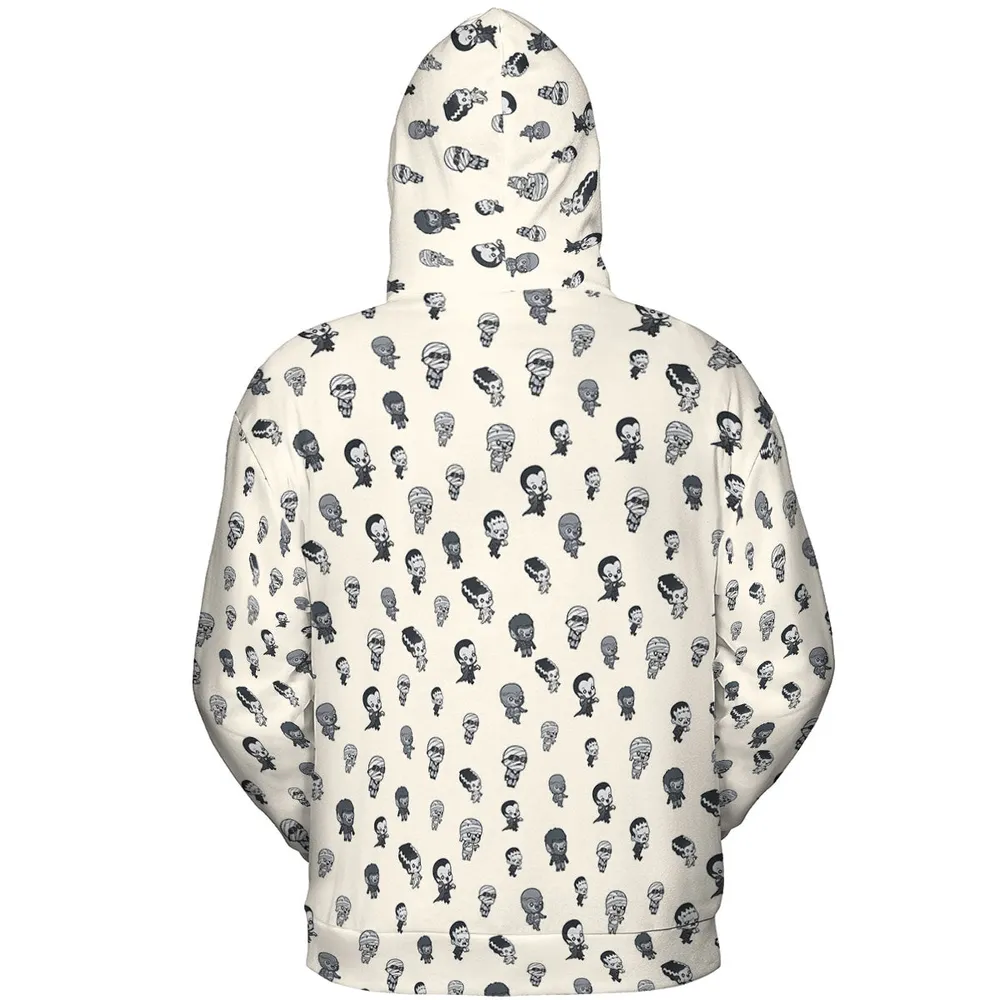 Baby Monsters Pattern All-over Print Hoodie - 5