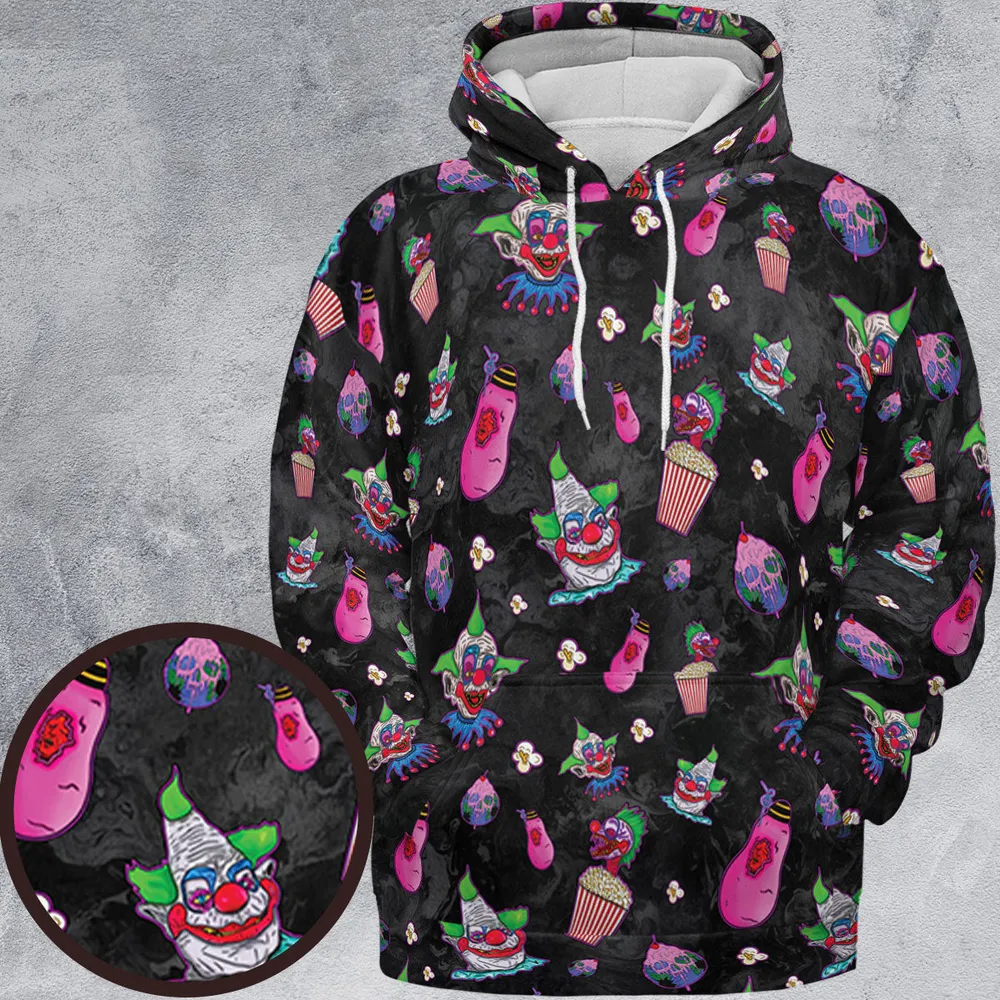 Space Horror Movie Killer Klowns Outer All-over Print Hoodie - 2
