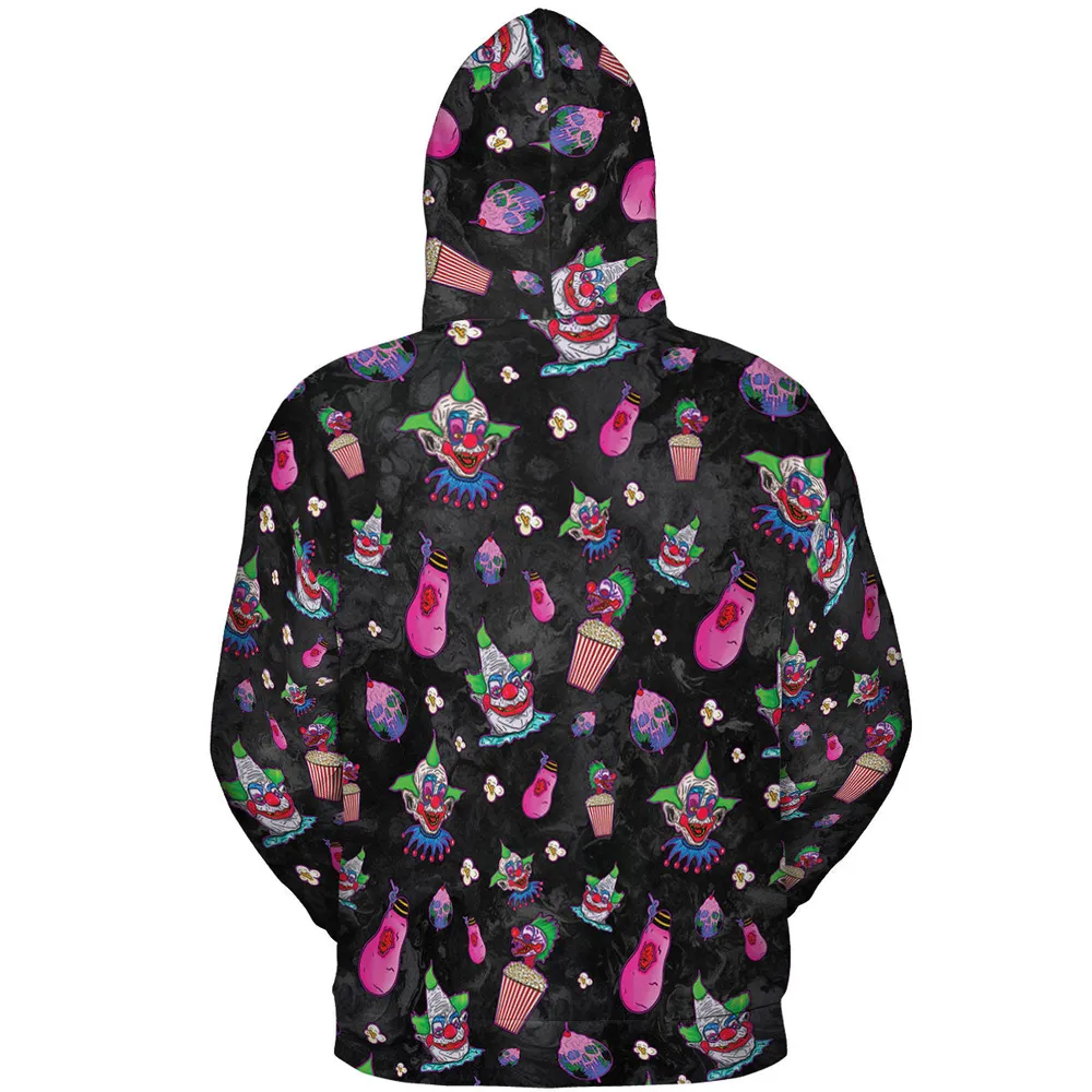 Space Horror Movie Killer Klowns Outer All-over Print Hoodie - 5