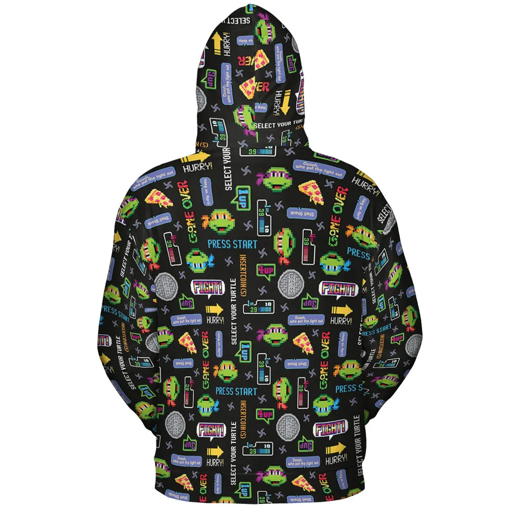The TMNT Pixel Characters All-over Print Hoodie - 5