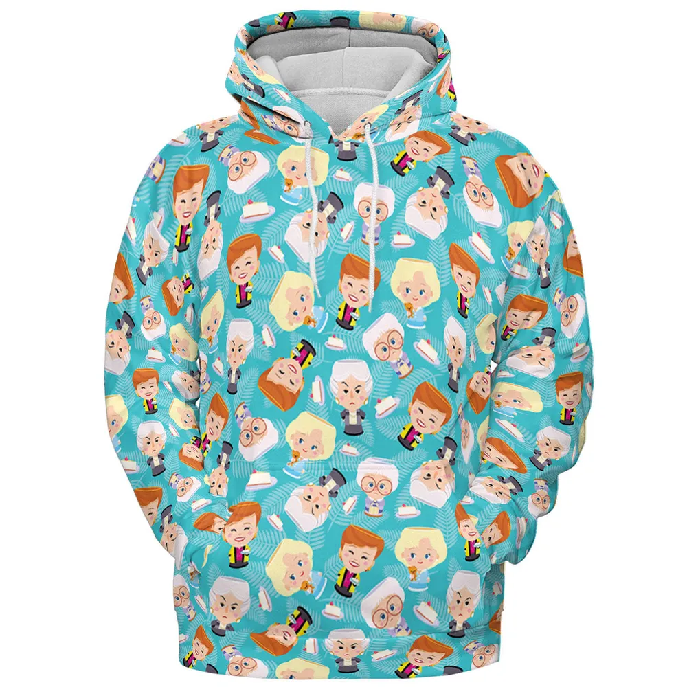 Little Dolls The Golden Girls All-over Print Hoodie - 3
