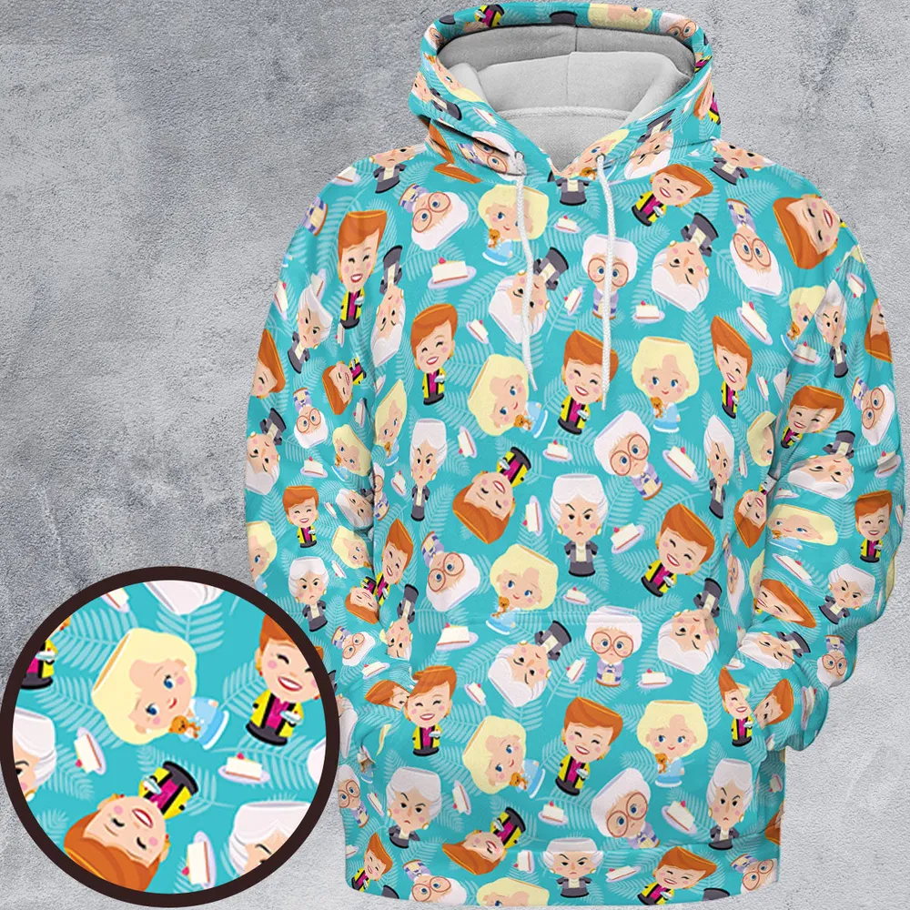Little Dolls The Golden Girls All-over Print Hoodie - 2