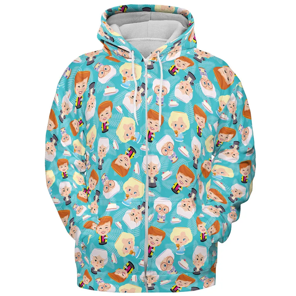 Little Dolls The Golden Girls All-over Print Hoodie - 4