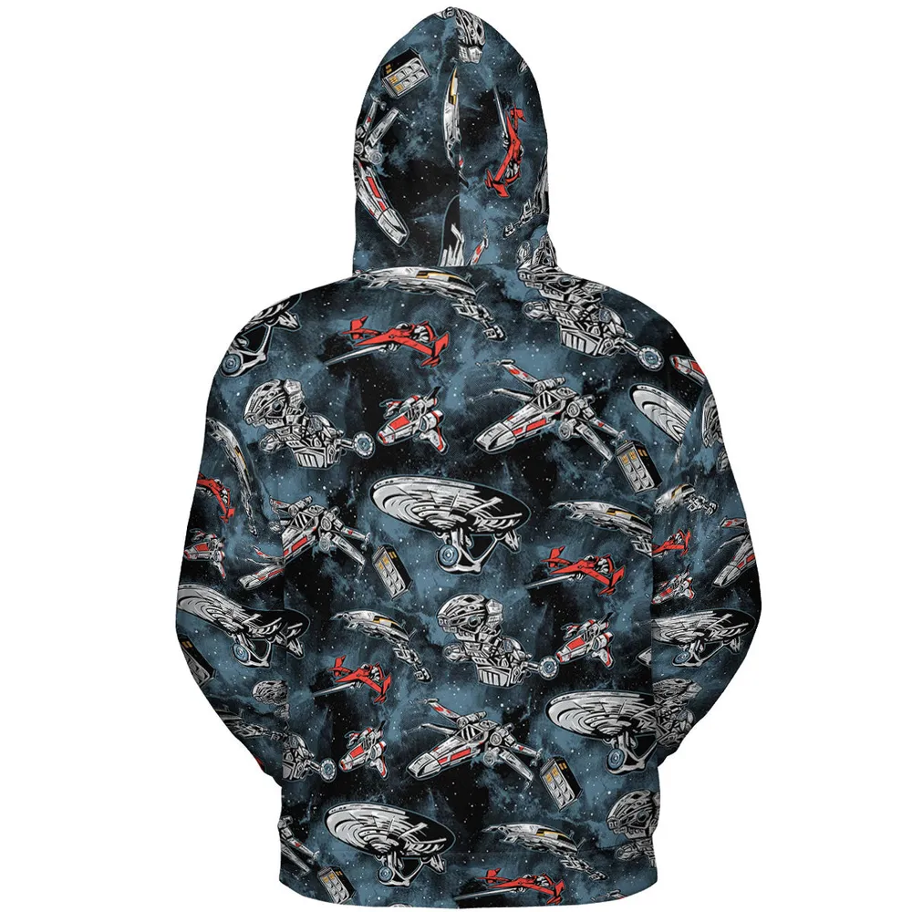 Ultimate Space Fleet All-over Print Hoodie - 5