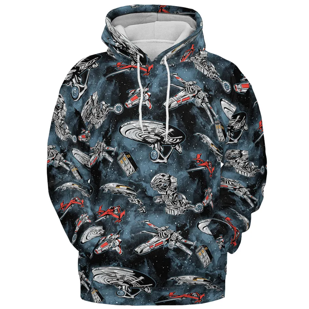 Ultimate Space Fleet All-over Print Hoodie - 3