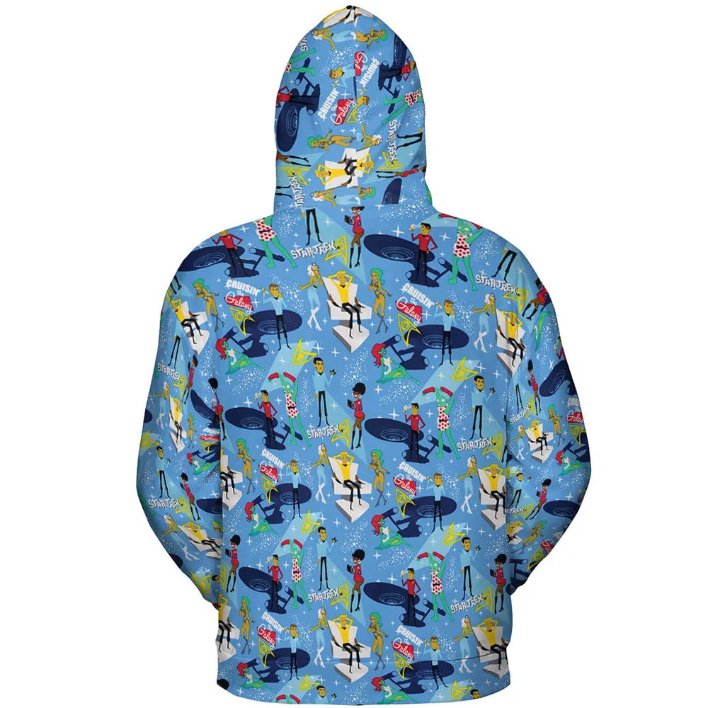 Cruisin' The Galaxy Star Trek All-over Print Hoodie - 5