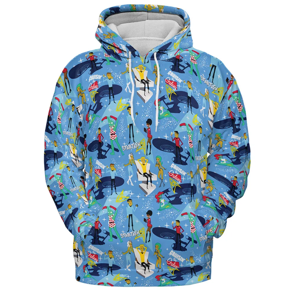 Cruisin' The Galaxy Star Trek All-over Print Hoodie - 3