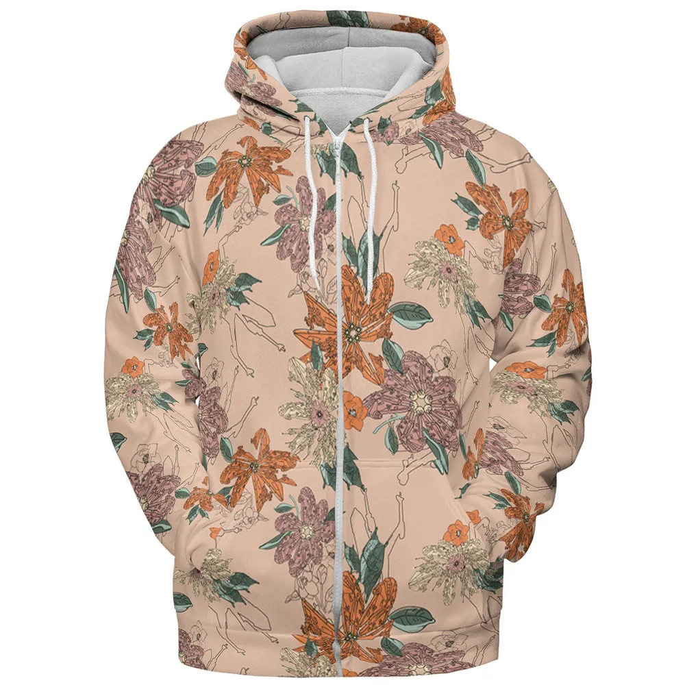 Star Wars Ships Floral Pattern All-over Print Hoodie - 4