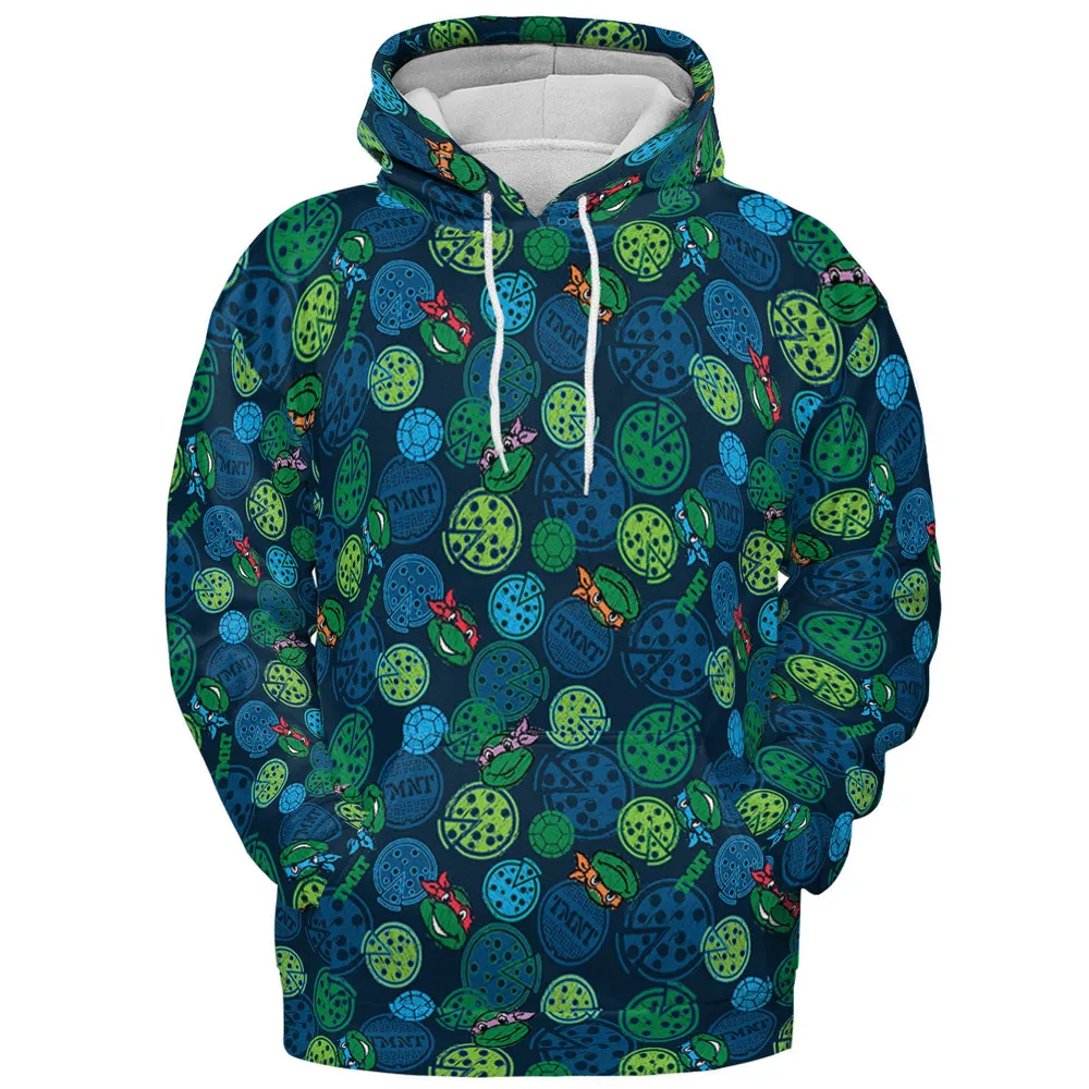 Teenage Mutant Ninja Turtles Pizza All-over Print Hoodie - 3