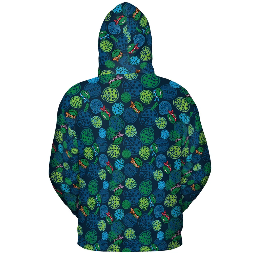 Teenage Mutant Ninja Turtles Pizza All-over Print Hoodie - 5