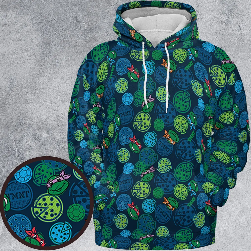 Teenage Mutant Ninja Turtles Pizza All-over Print Hoodie - 2