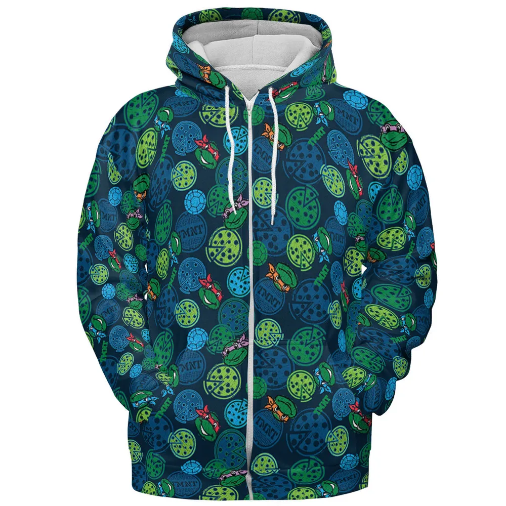 Teenage Mutant Ninja Turtles Pizza All-over Print Hoodie - 4