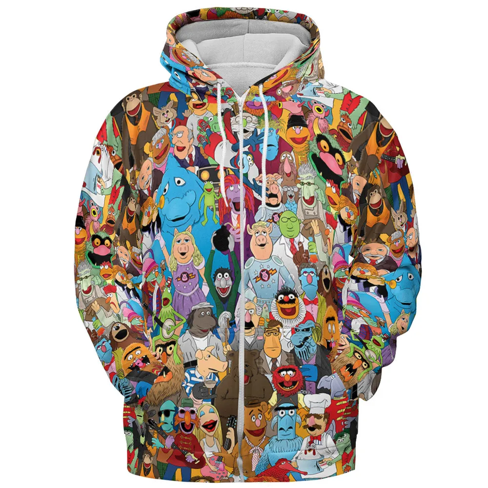 The Great Muppet Jubilee The Muppet All-over Print Hoodie - 4