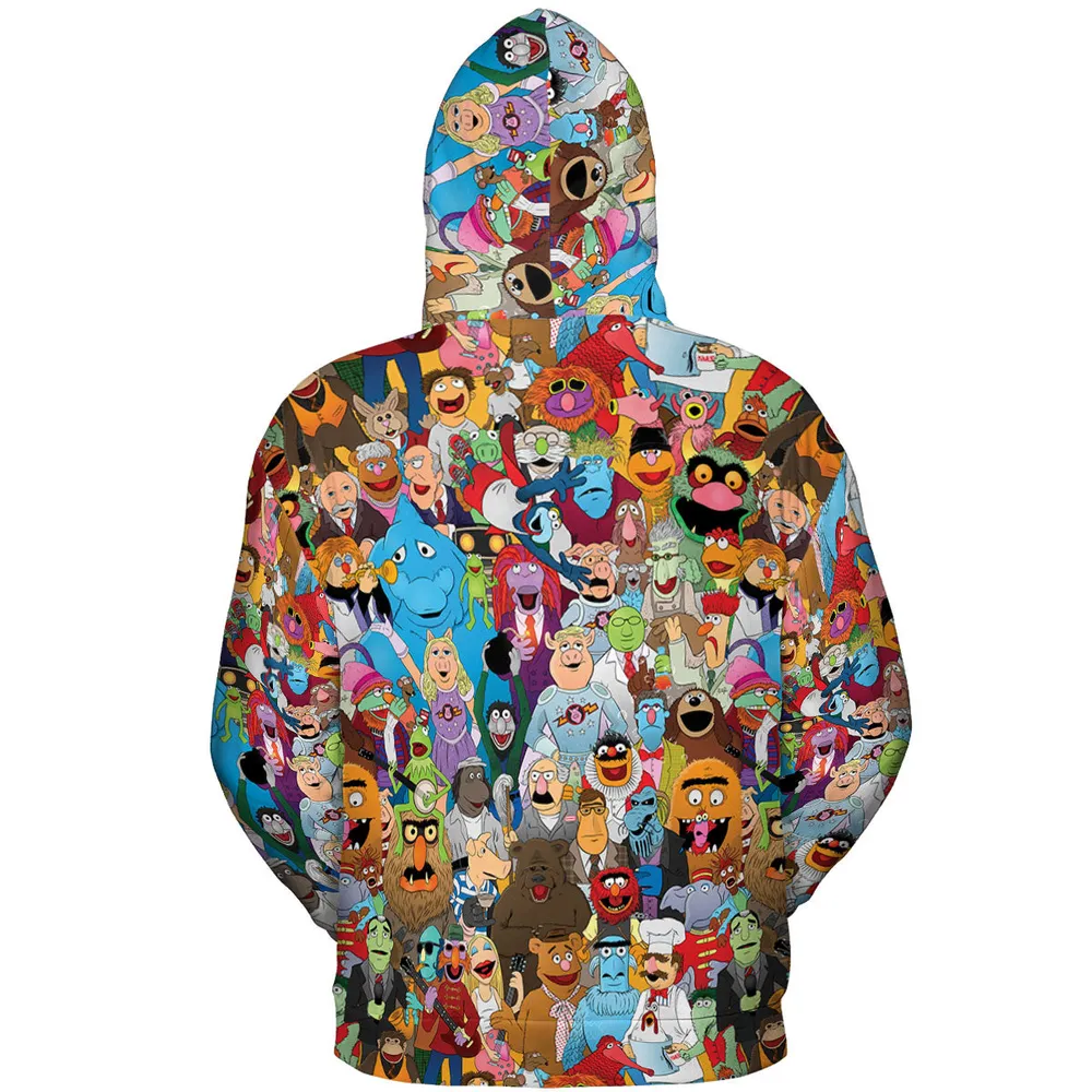 The Great Muppet Jubilee The Muppet All-over Print Hoodie - 5