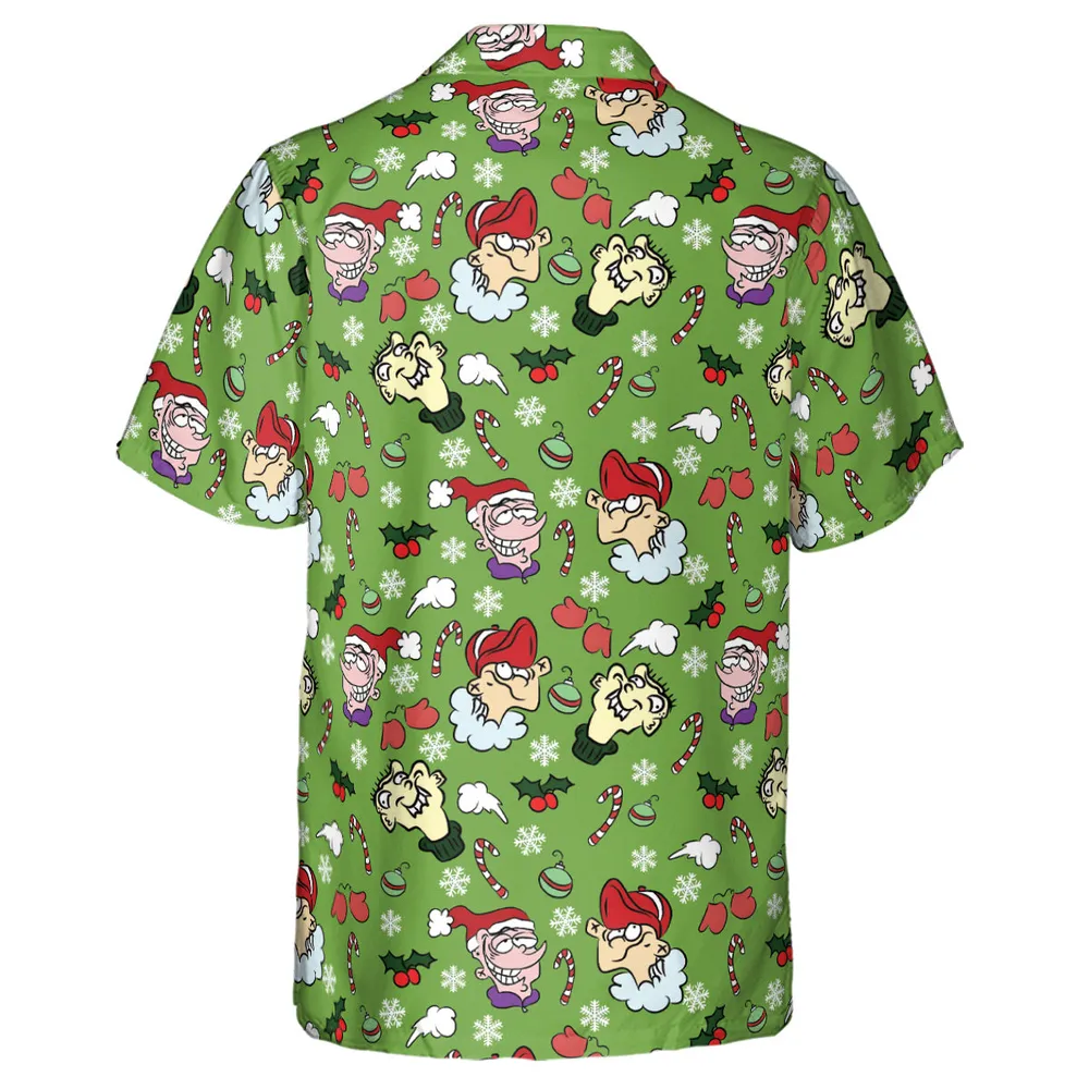 Holiday Mischief Ed Edd n Eddy Hawaiian Shirt - 3