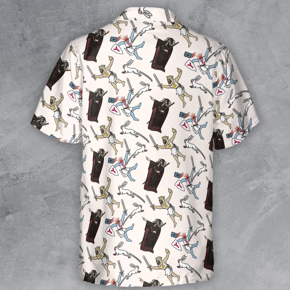 The Killer Rabbit Monty Python Button Down Shirt - 3