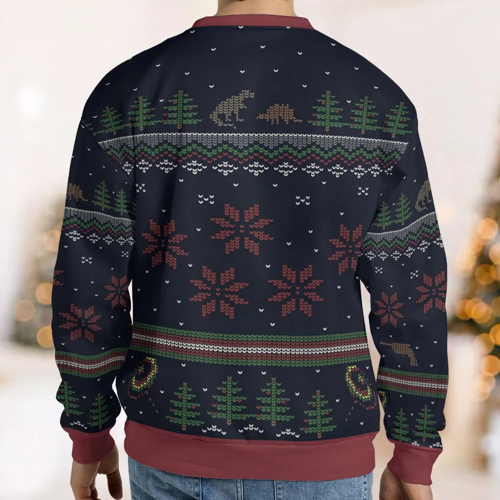 Shiny Xmas Firefly Ugly Christmas Sweatshirt - 2