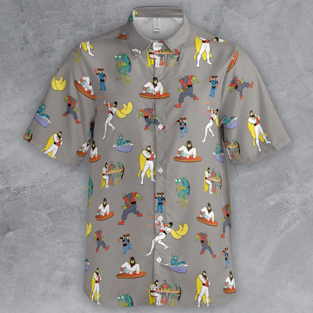 Space Ghost Coast to Coast Characters Button Down Shirt - 2
