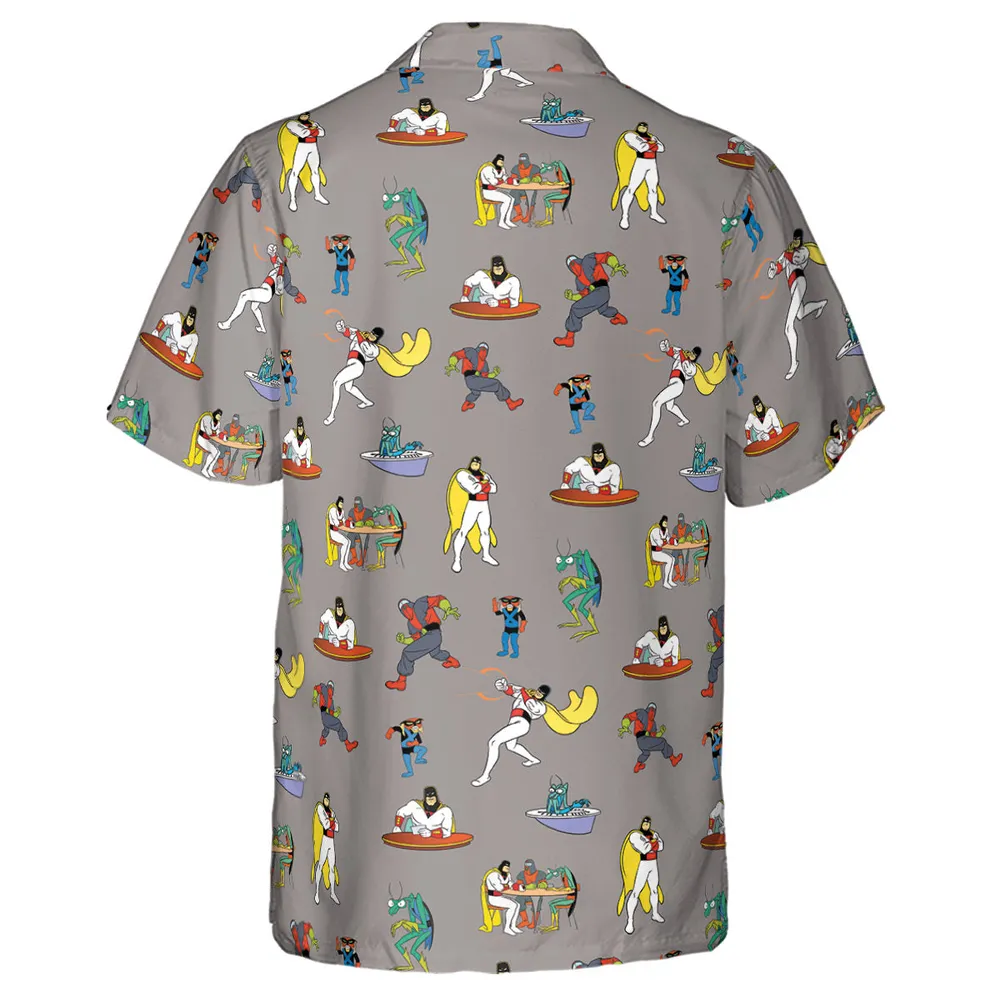 Space Ghost Coast to Coast Characters Hawaiian Shirt - 3