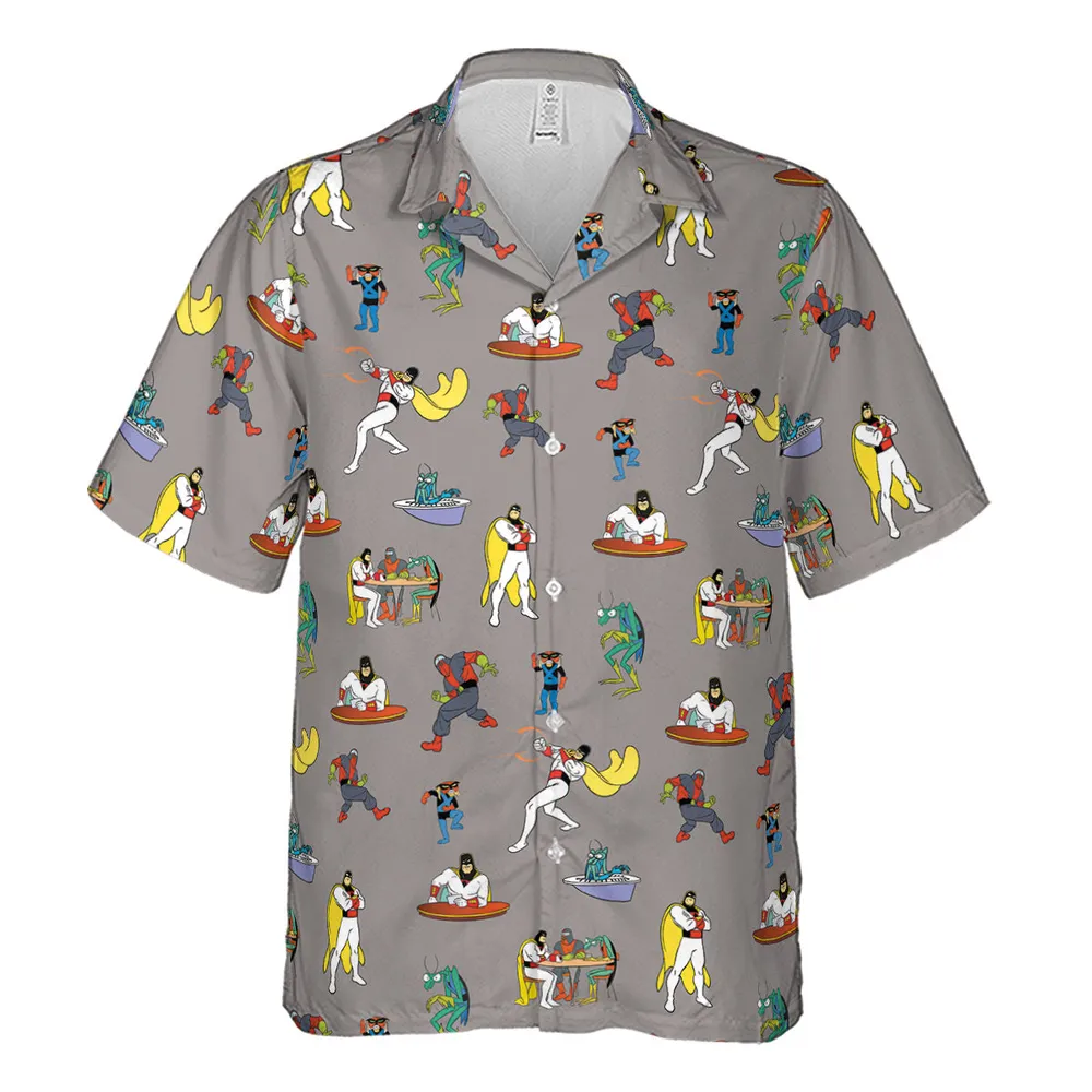 Space Ghost Coast to Coast Characters Hawaiian Shirt - 2