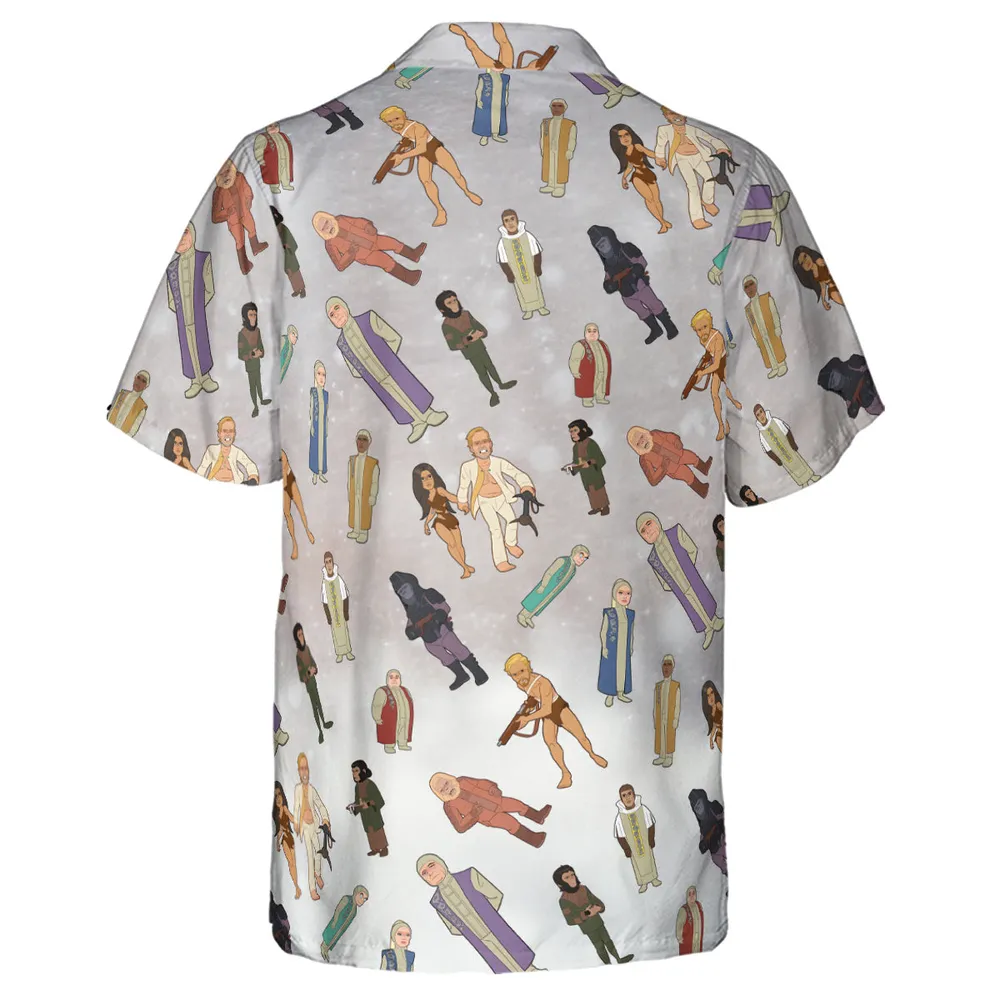 Planet of Apes Characters Hawaiian Shirt - 3