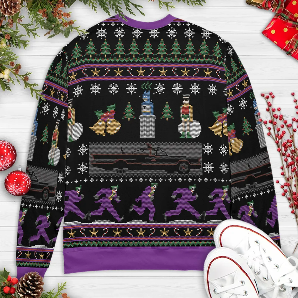 Jingle Smells Batman Ugly Christmas Sweatshirt - 4