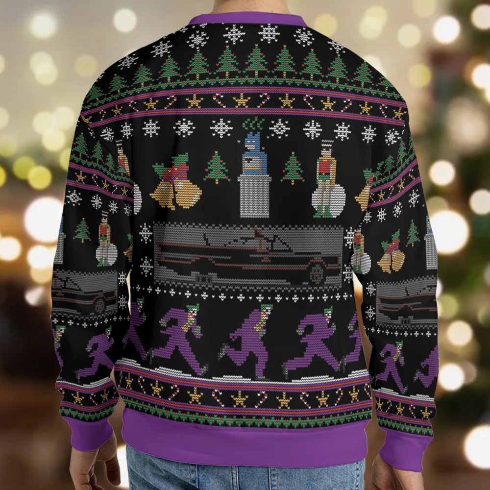 Jingle Smells Batman Ugly Christmas Sweatshirt - 2