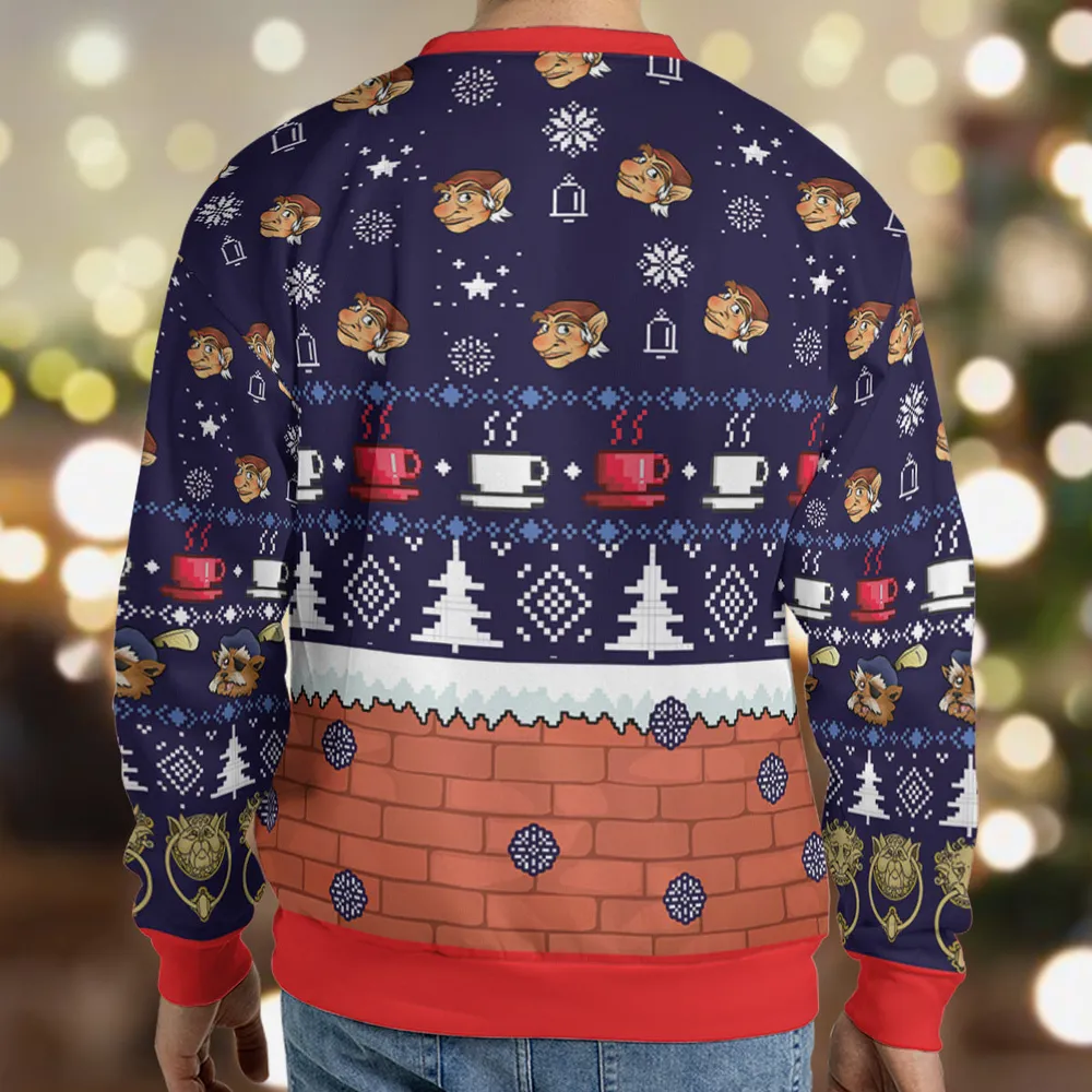 Ello Worm Labyrinth Ugly Christmas Sweatshirt - 2
