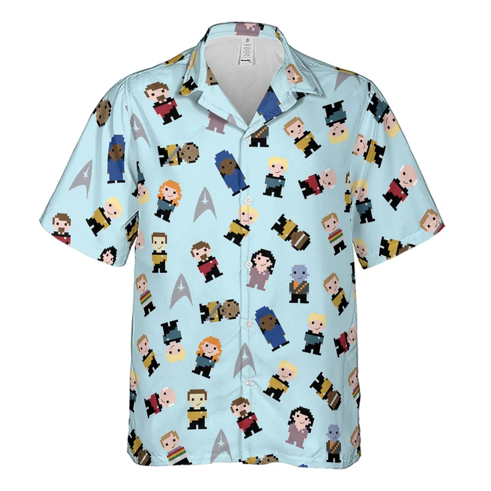 Star Pixel Star Trek Hawaiian Shirt - 2