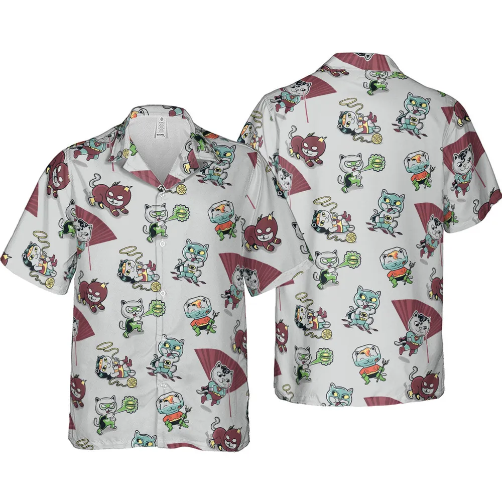 Supurrrr Friends Super Friends Hawaiian Shirt - 4