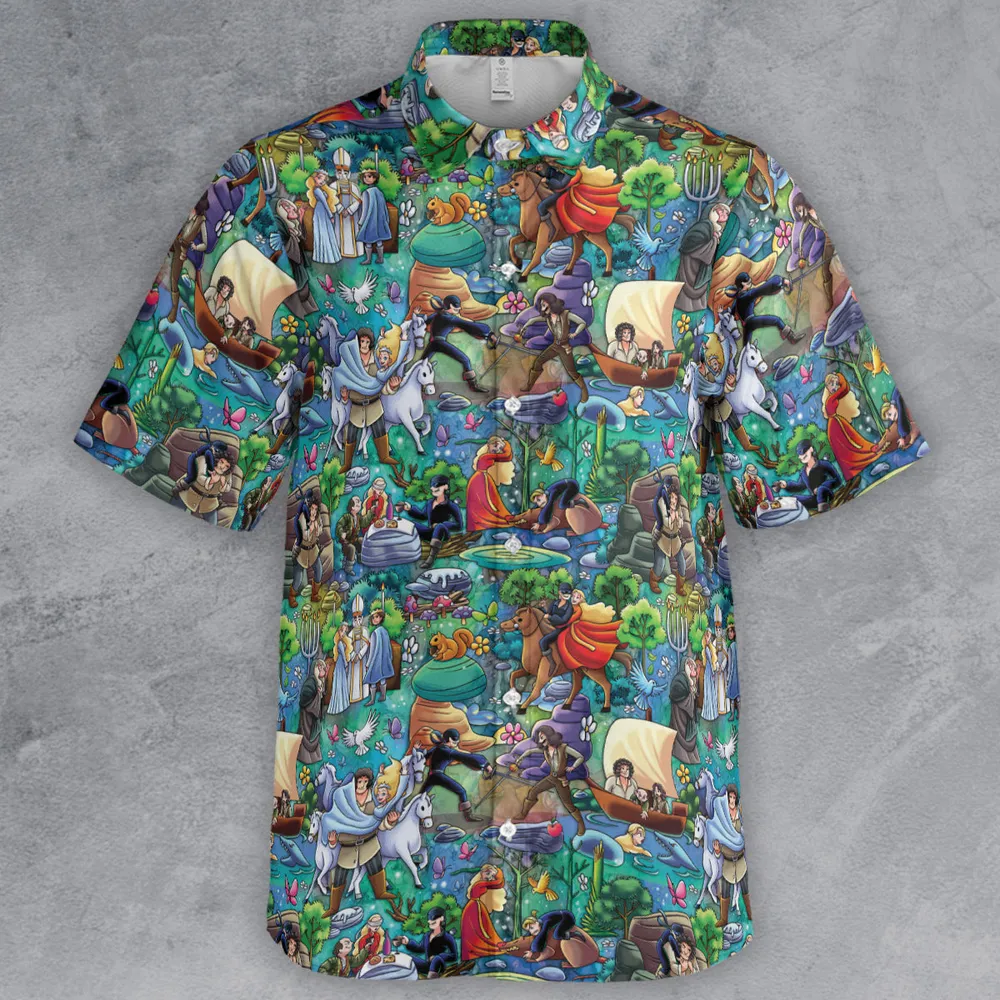 Sword Fight The Princess Bride Button Down Shirt - 2