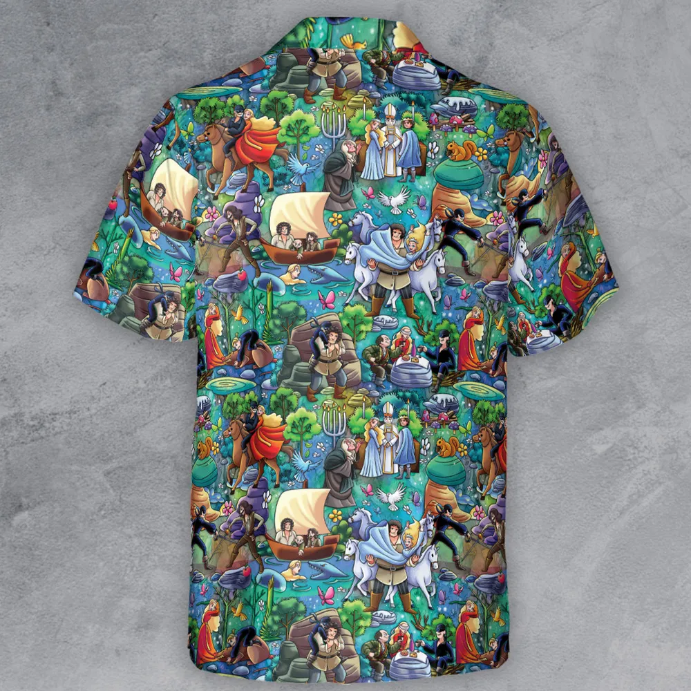 Sword Fight The Princess Bride Button Down Shirt - 3