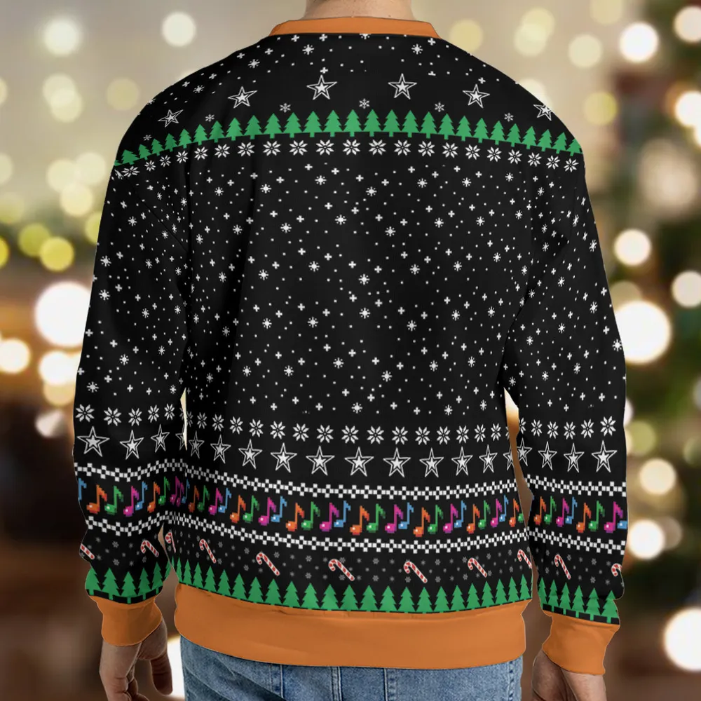 Gremlins Start Singing Christmas Carols Ugly Christmas Sweatshirt - 2