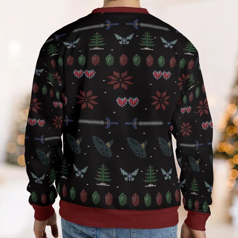 Straight Outta Kokiri Forest The Legend of Zelda Ugly Christmas Sweatshirt - 2