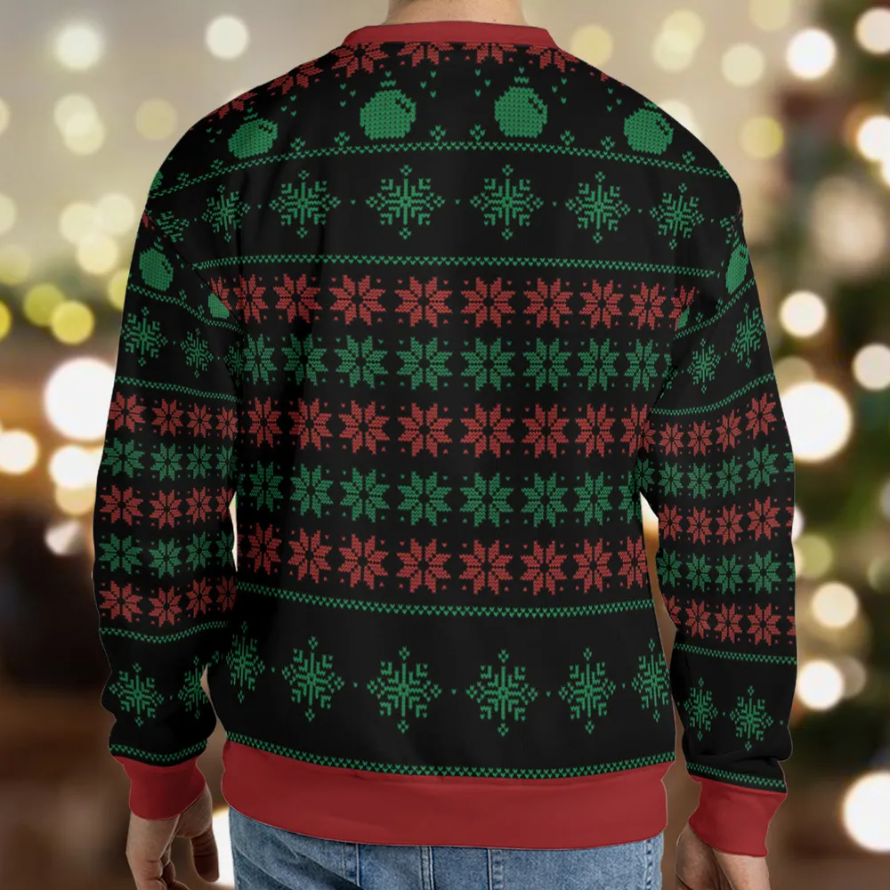 Drinking All The Way Bender Futurama Ugly Christmas Sweatshirt - 2