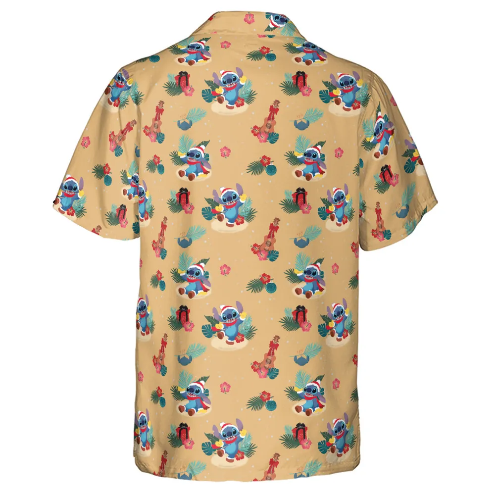 Aloha Xmas Stitch Hawaiian Shirt - 3