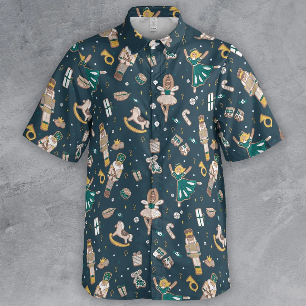 Gingerbread For Christmas The Nutcracker Button Down Shirt - 2
