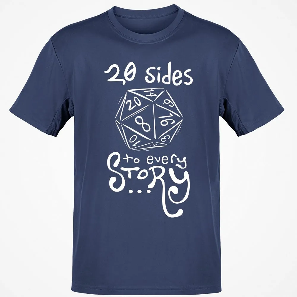 20 Sides To Every Story T-Shirt - Navy - 7