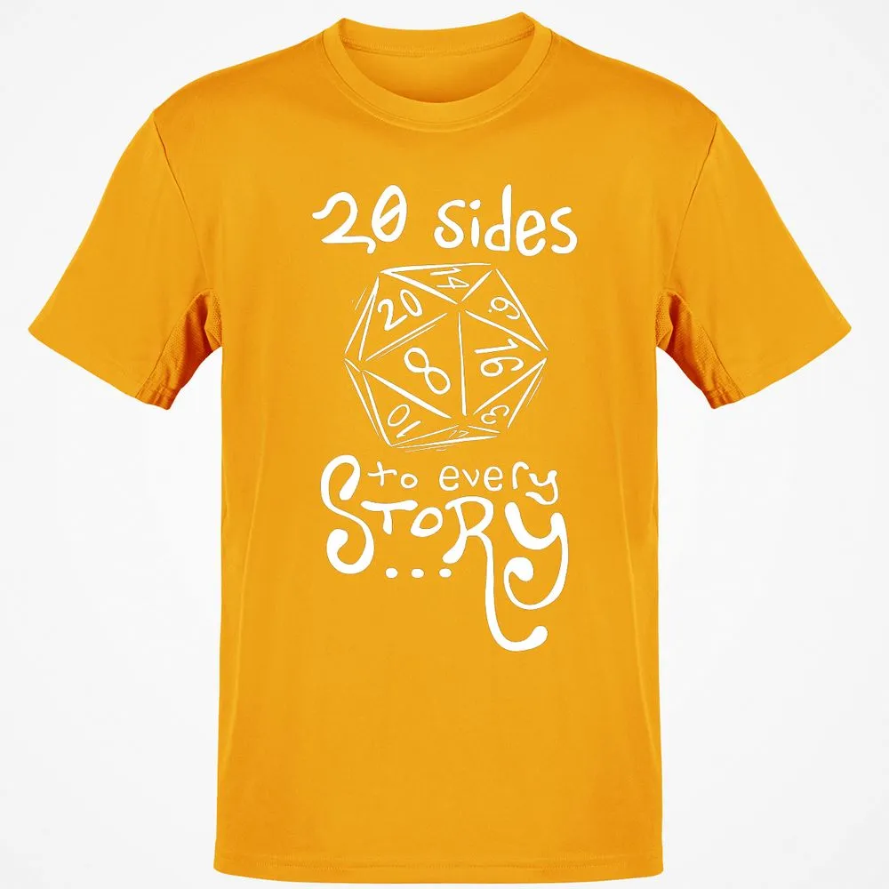 20 Sides To Every Story T-Shirt - Gold - 4