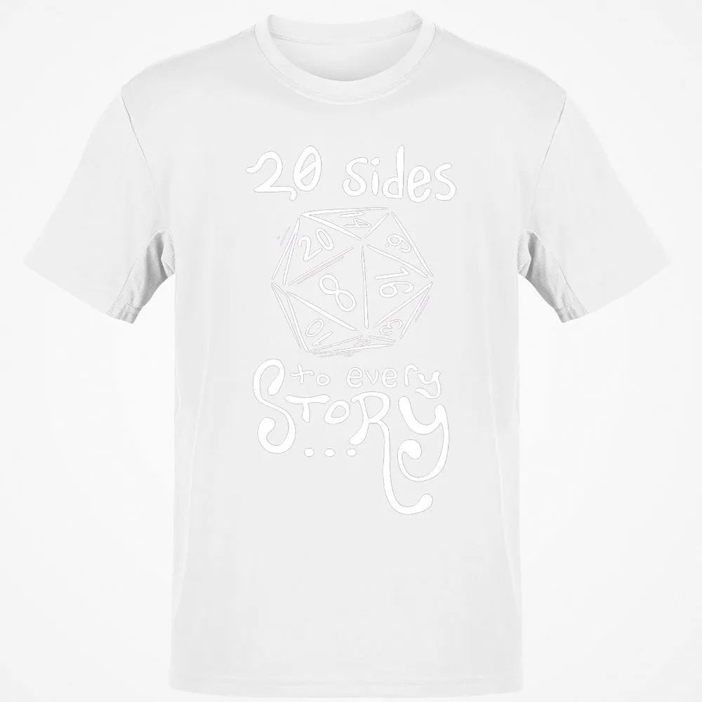 20 Sides To Every Story T-Shirt - White - 12
