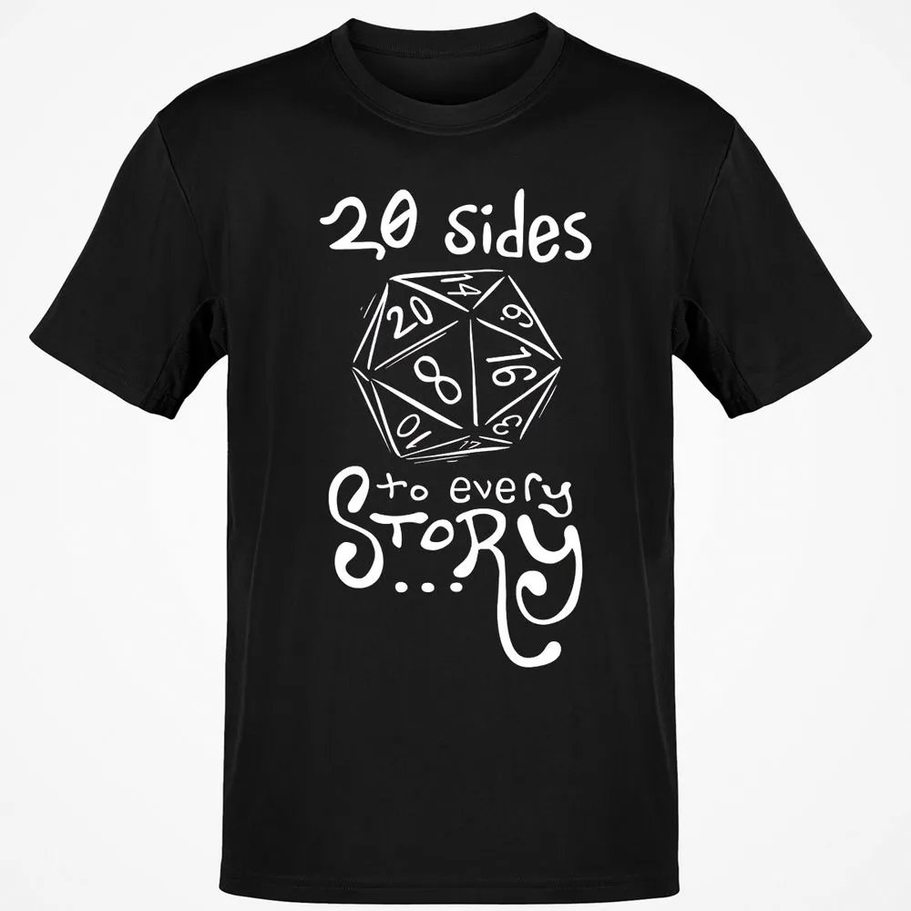 20 Sides To Every Story T-Shirt - Black - 1