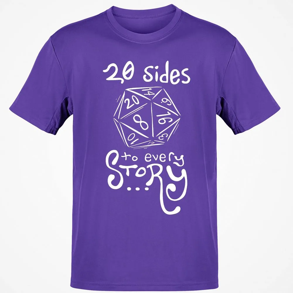 20 Sides To Every Story T-Shirt - Purple - 9